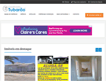 Tablet Screenshot of classificadostubarao.com.br